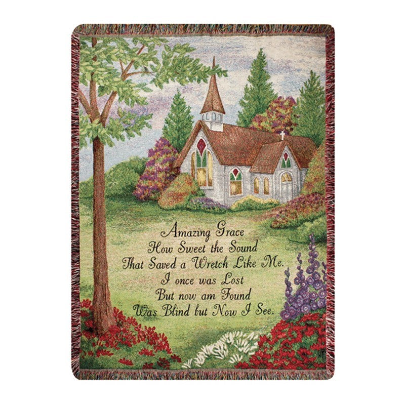AMAZING GRACE TAPESTRY THROW – FLOWERS BY DICK & SON INC, Akron OH