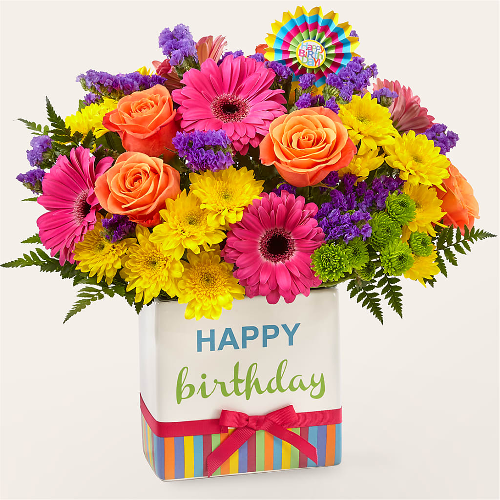 Birthday Brights Bouquet – FLOWERS BY DICK & SON INC, Akron OH