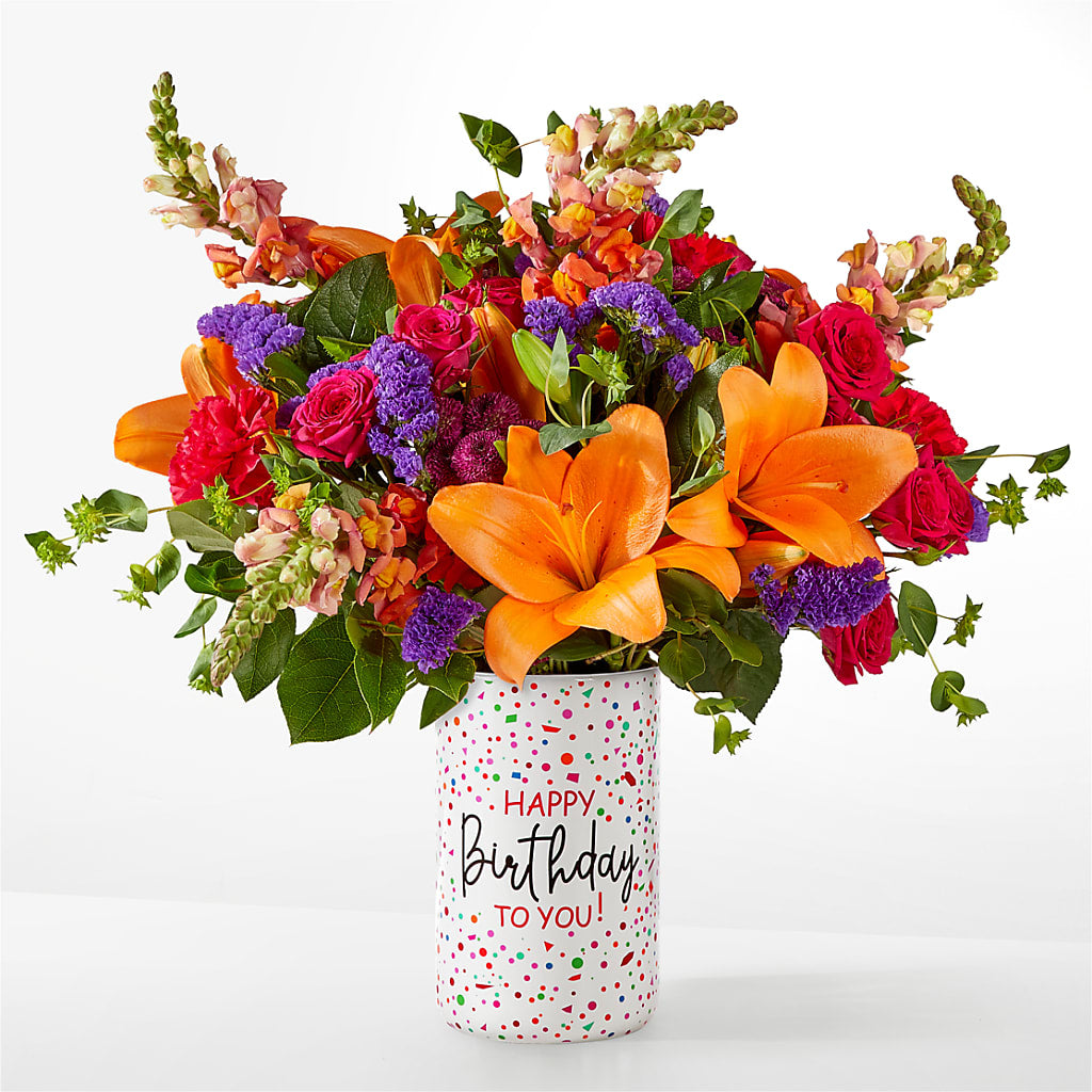 Birthday Palooza Bouquet – FLOWERS BY DICK & SON INC, Akron OH