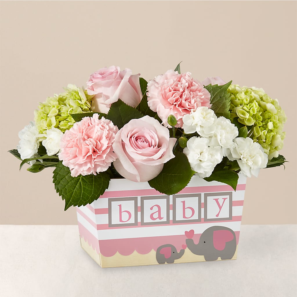 Darling Baby Girl Bouquet – FLOWERS BY DICK & SON INC, Akron OH