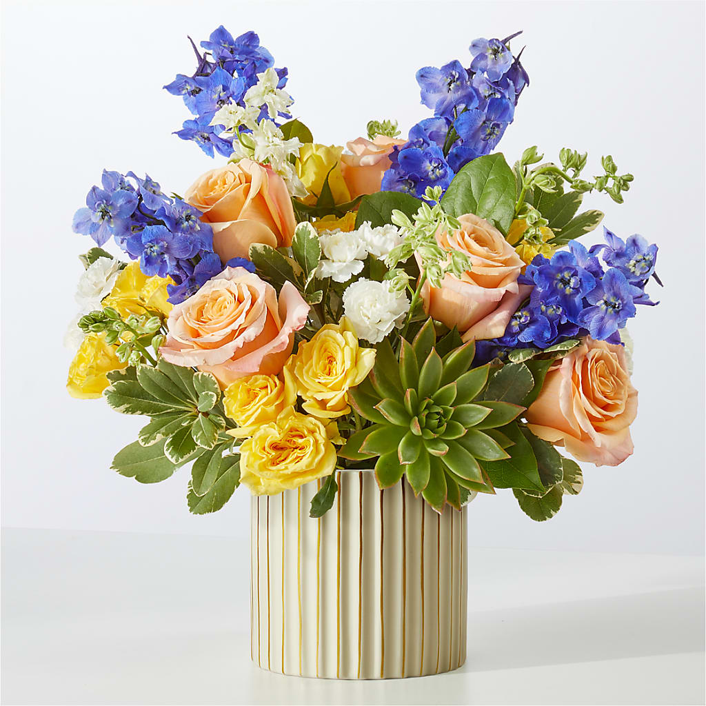 Cobalt Reverie Bouquet – FLOWERS BY DICK & SON INC, Akron OH