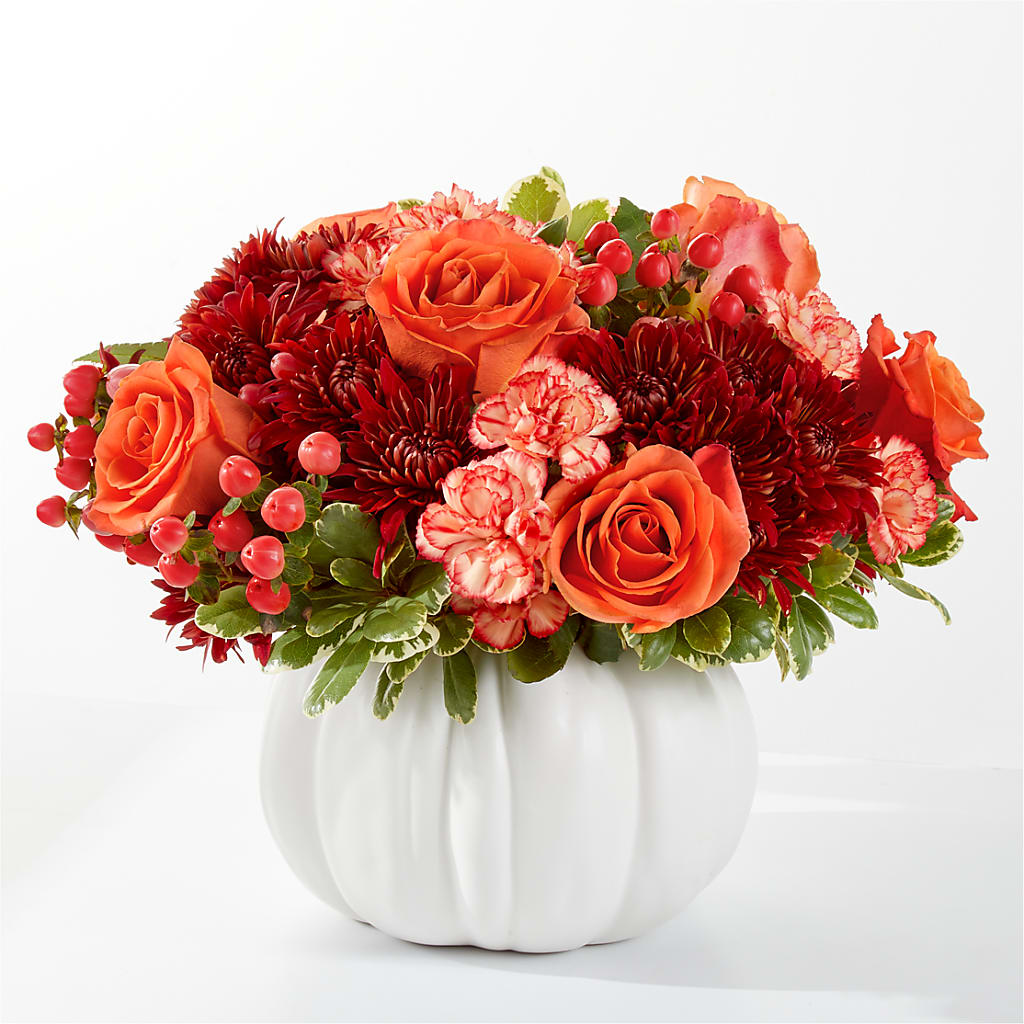 Autumn Air Pumpkin Bouquet – FLOWERS BY DICK & SON INC, Akron OH