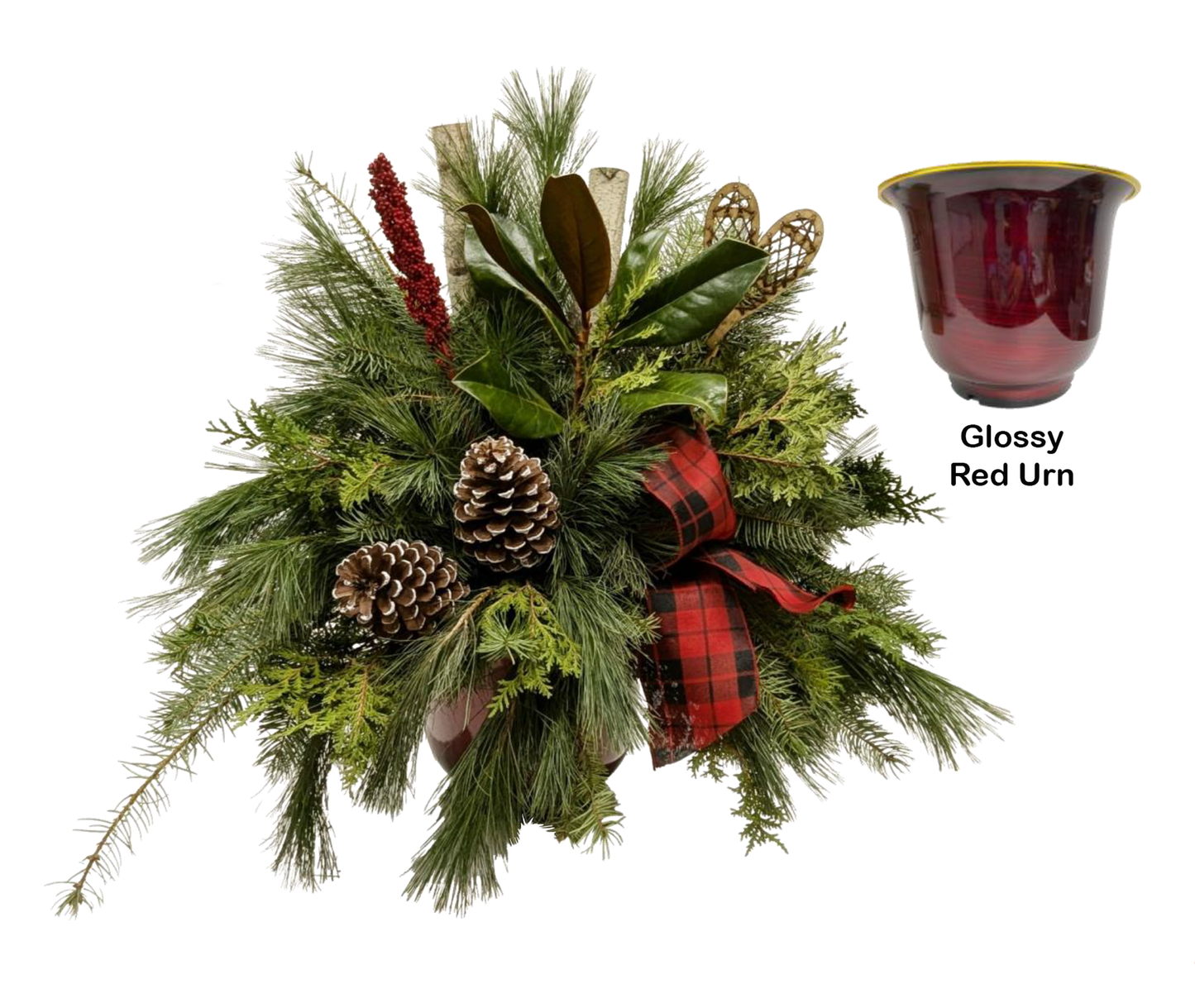 11inch Premium Christmas Patio Pot Arrangement