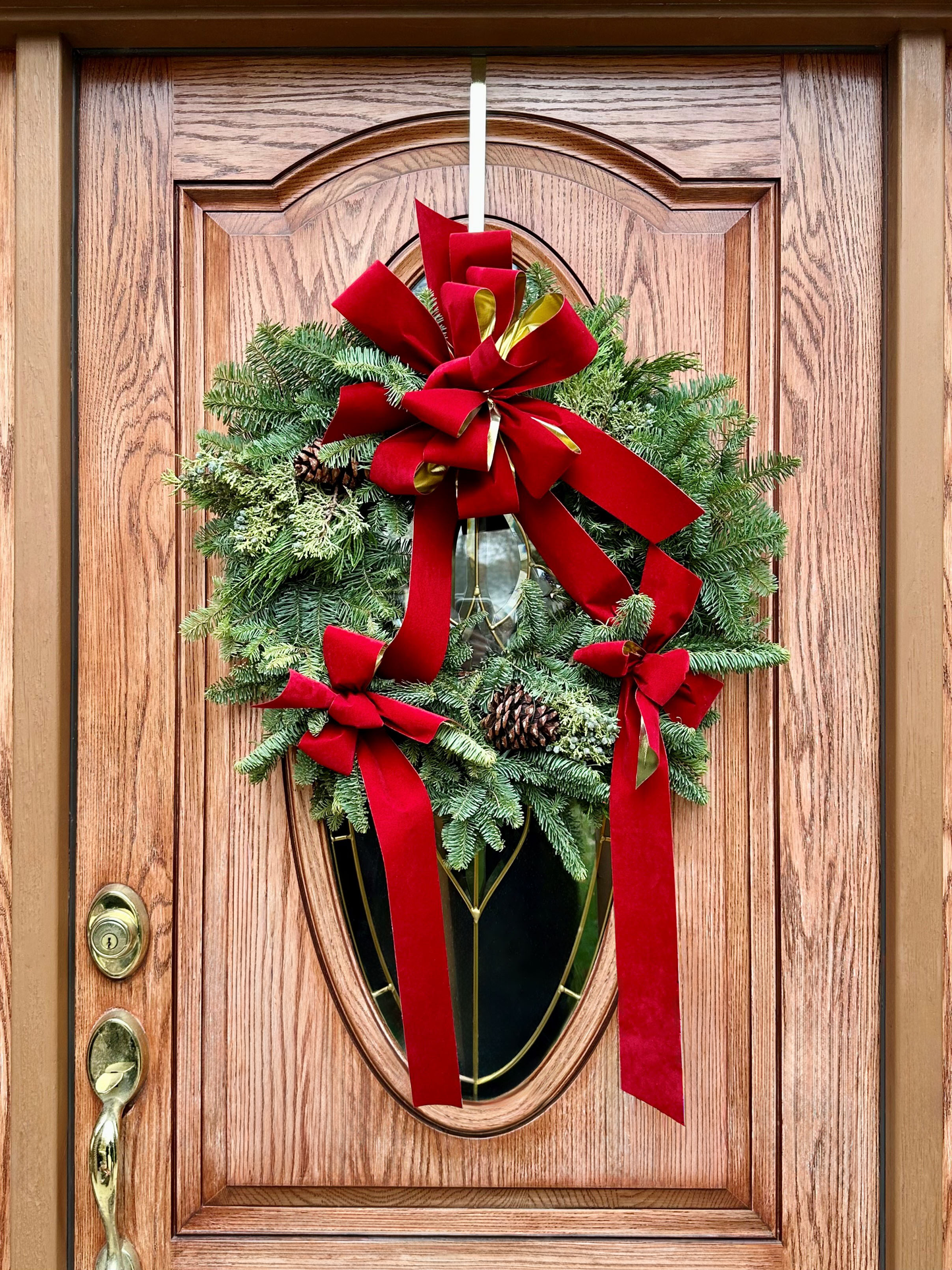 Fresh Mixed Pine Western Wreath