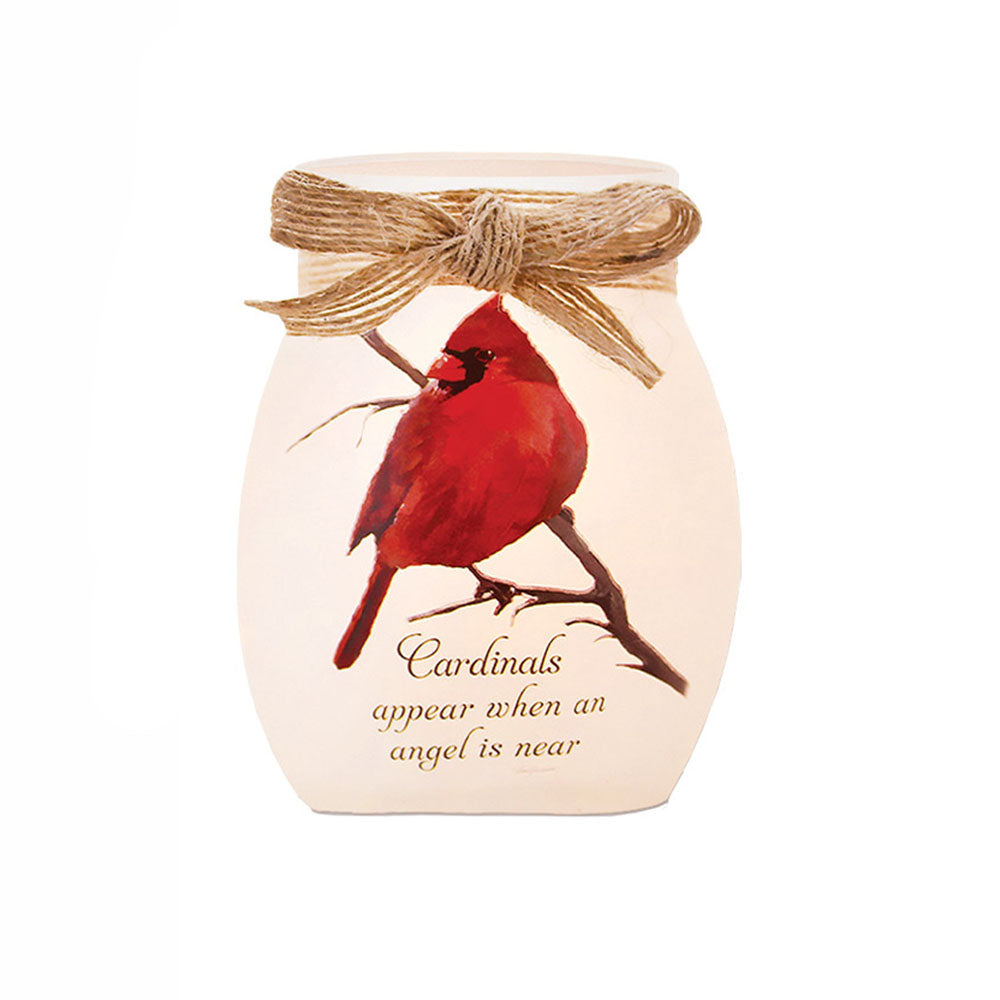 Angel Cardinals Pre-Lit Small Jar - Cardinals Appear – FLOWERS BY DICK & SON INC, Akron OH
