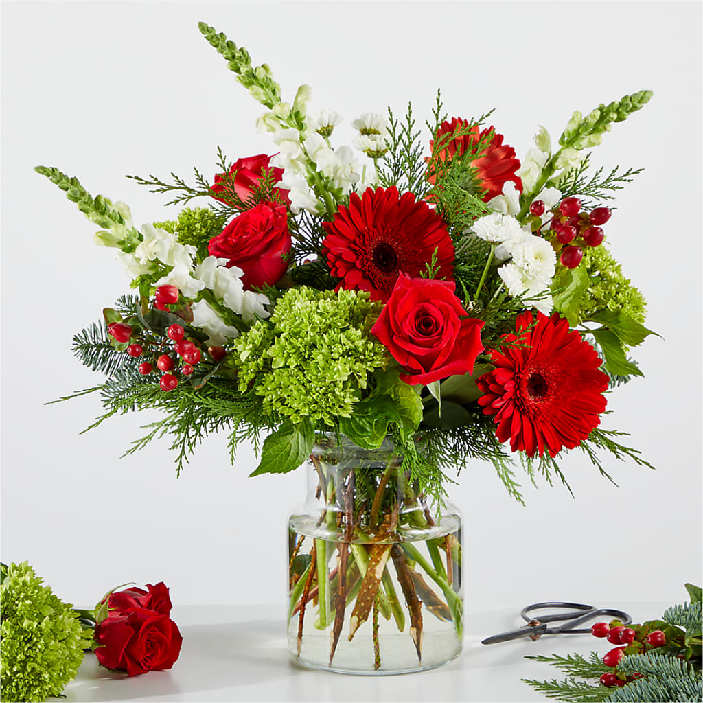 Merry Moment Bouquet – A Florist Original – FLOWERS BY DICK & SON INC, Akron OH