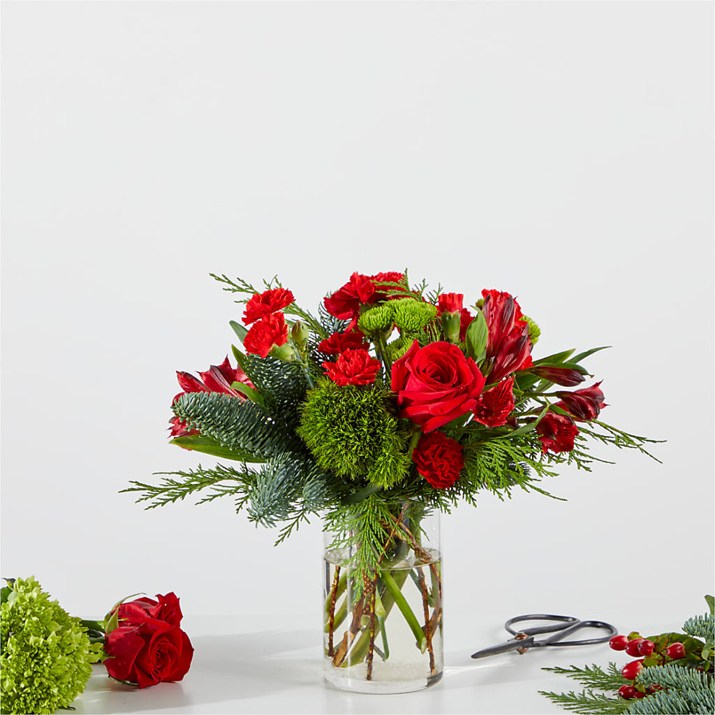 Merry Moment Bouquet – A Florist Original – FLOWERS BY DICK & SON INC, Akron OH