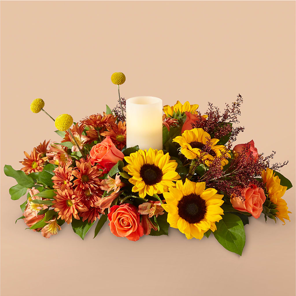 Honey Spark Centerpiece – FLOWERS BY DICK & SON INC, Akron OH