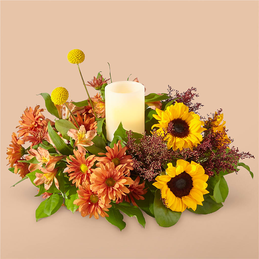 Honey Spark Centerpiece – FLOWERS BY DICK & SON INC, Akron OH