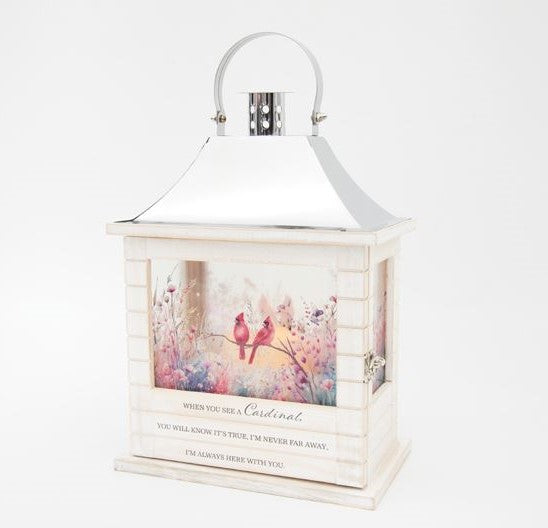"When You See a Cardinal" Lantern