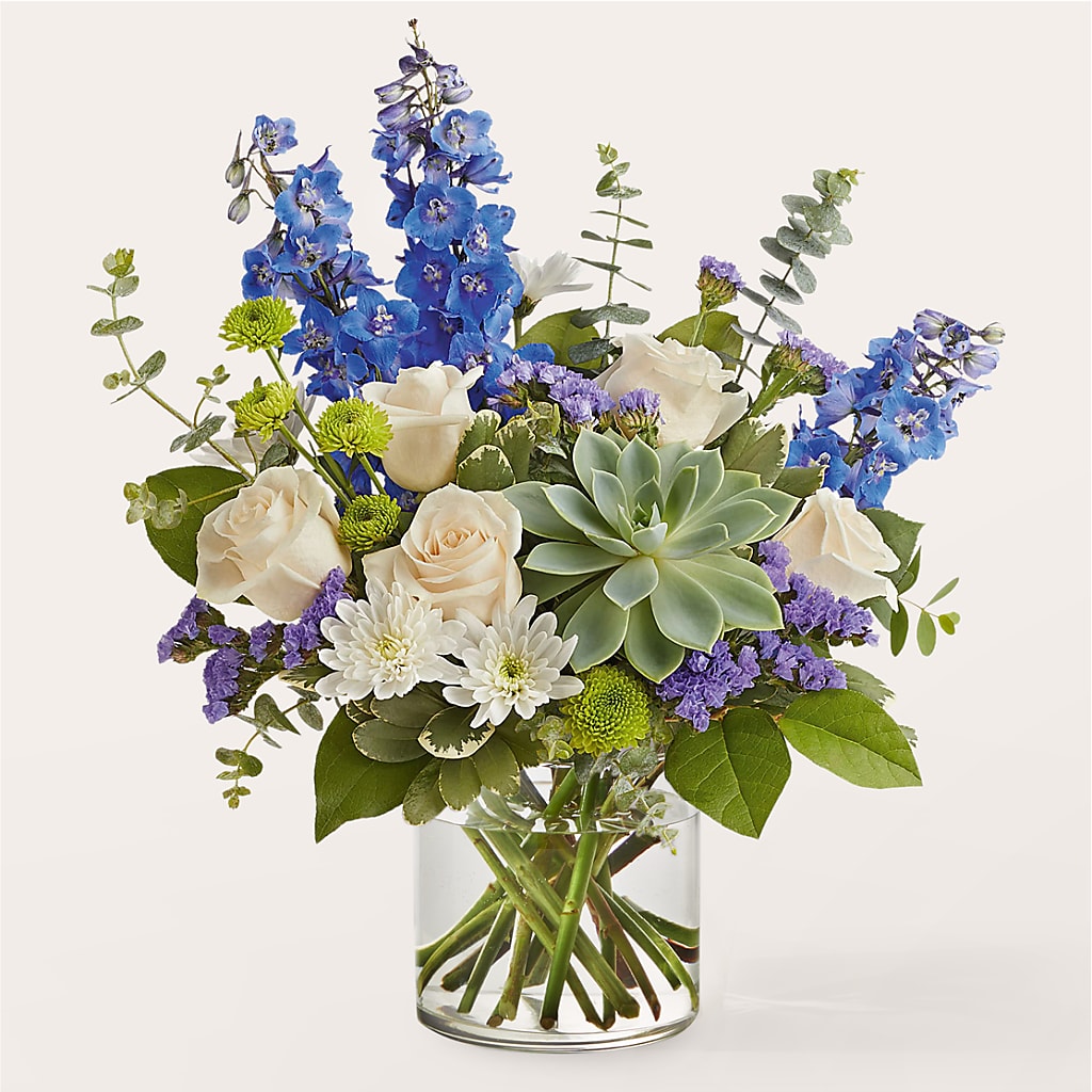 Cerulean Waves Bouquet – FLOWERS BY DICK & SON INC, Akron OH