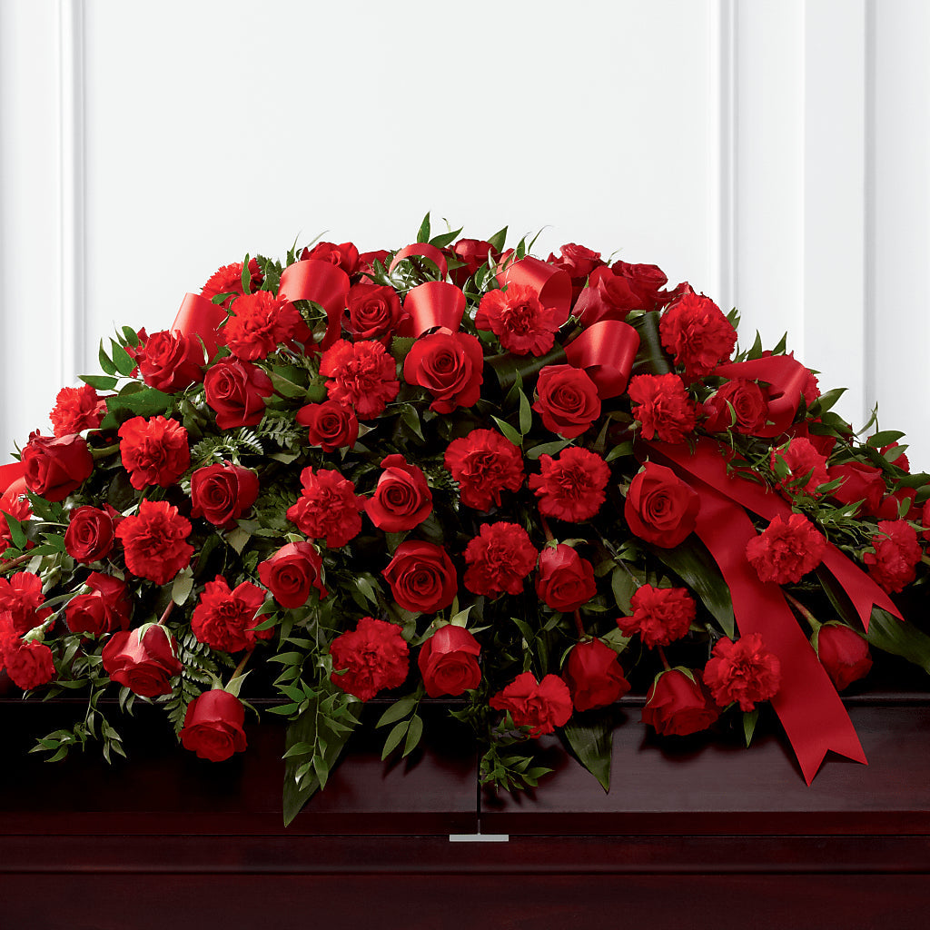 Tribute of Life Casket Spray – FLOWERS BY DICK & SON INC, Akron OH