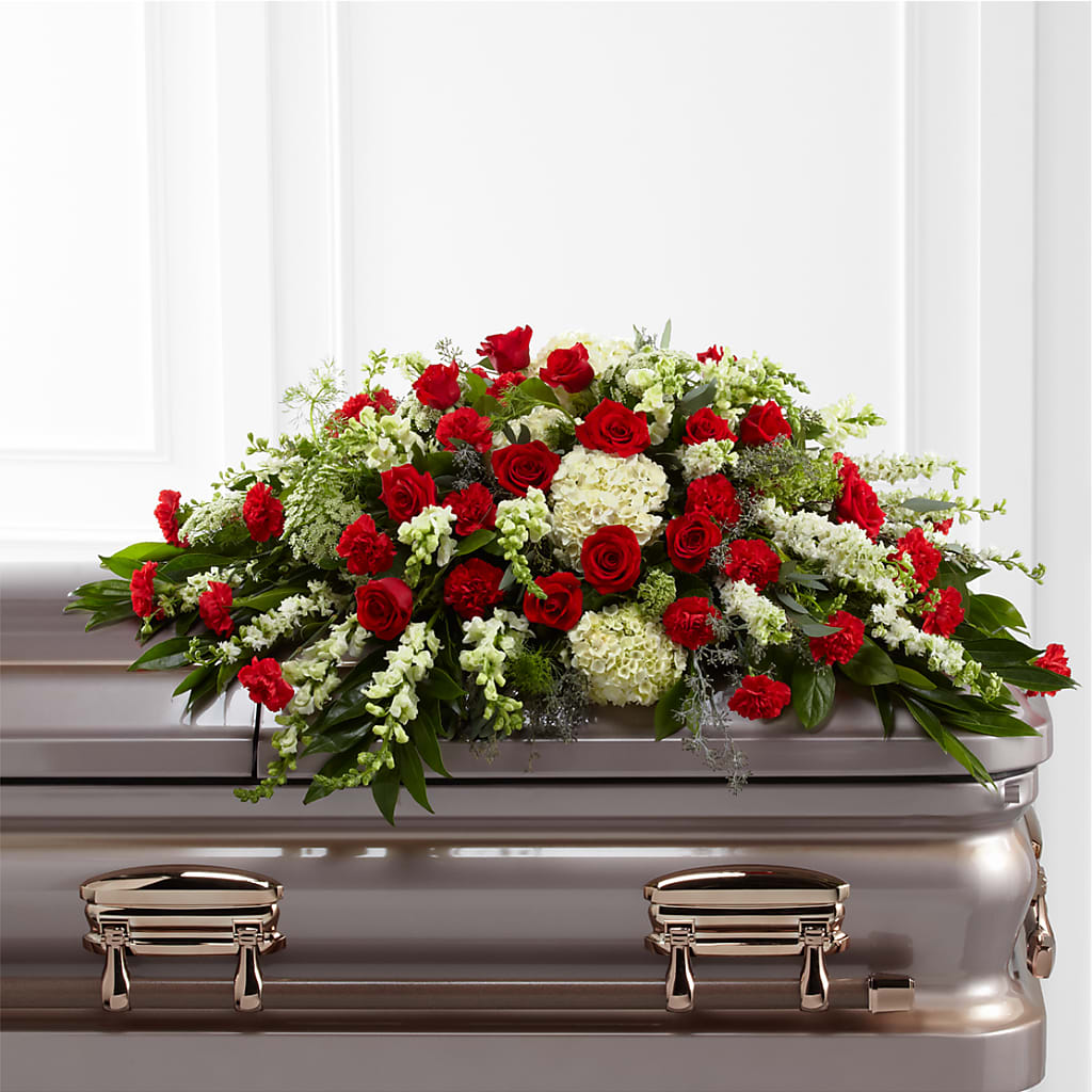 Sincerity Casket Spray – FLOWERS BY DICK & SON INC, Akron OH