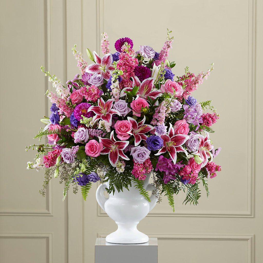 Peaceful Tribute Arrangement – FLOWERS BY DICK & SON INC, Akron OH