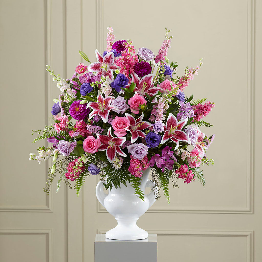 Peaceful Tribute Arrangement – FLOWERS BY DICK & SON INC, Akron OH