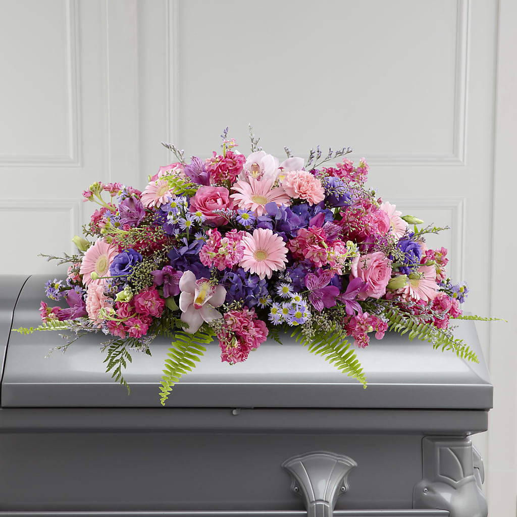 Glorious Garden Casket Spray – FLOWERS BY DICK & SON INC, Akron OH