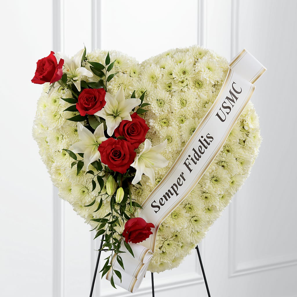 Heartfelt Hero Standing Heart – FLOWERS BY DICK & SON INC, Akron OH