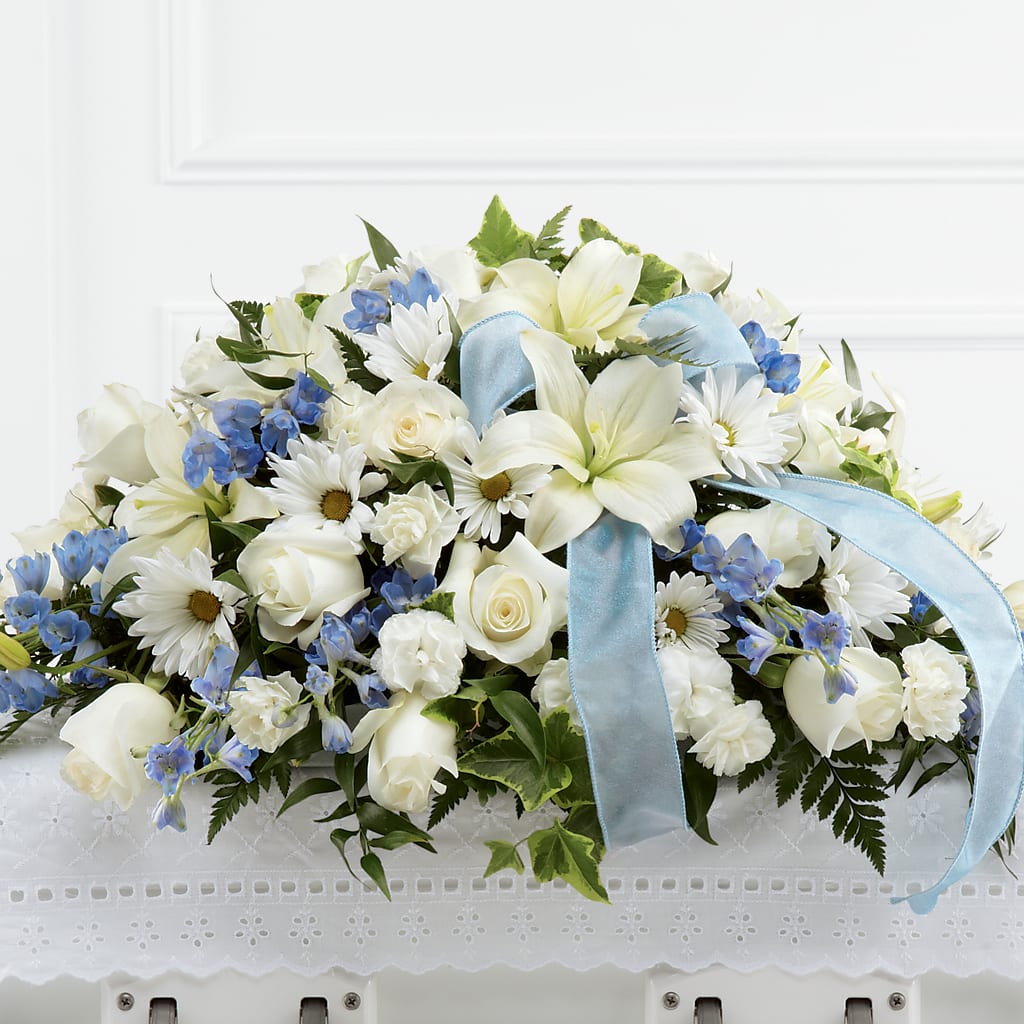 Tender Treasure Casket Spray – FLOWERS BY DICK & SON INC, Akron OH