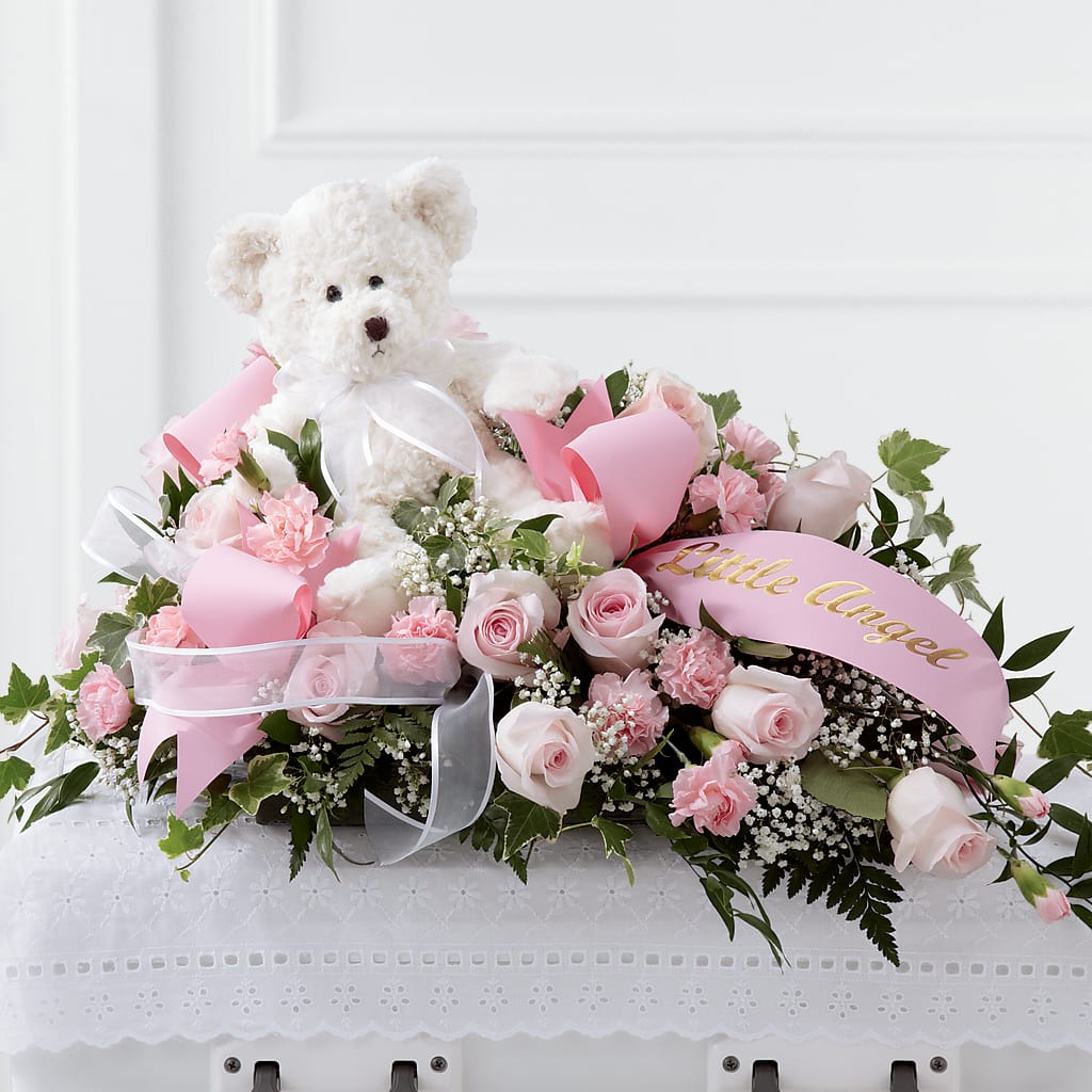 Touch of Sympathy Casket Spray – FLOWERS BY DICK & SON INC, Akron OH