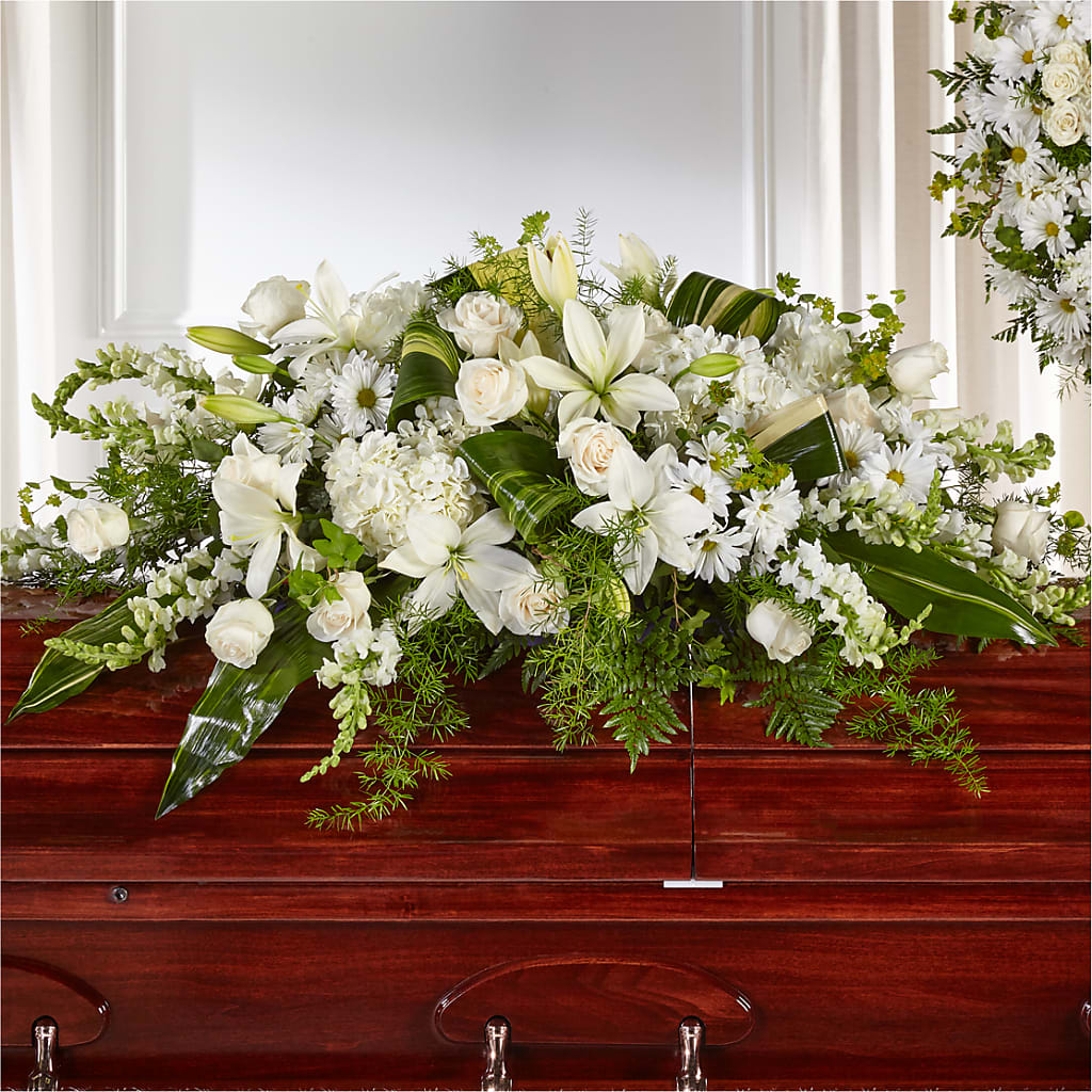 Abundance Casket Spray – FLOWERS BY DICK & SON INC, Akron OH