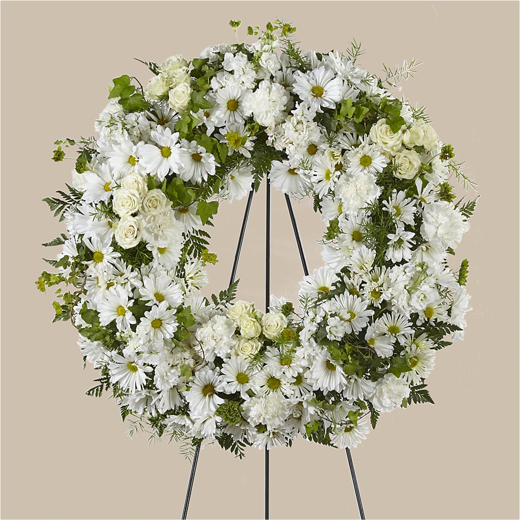 Faithful Wishes Wreath – FLOWERS BY DICK & SON INC, Akron OH