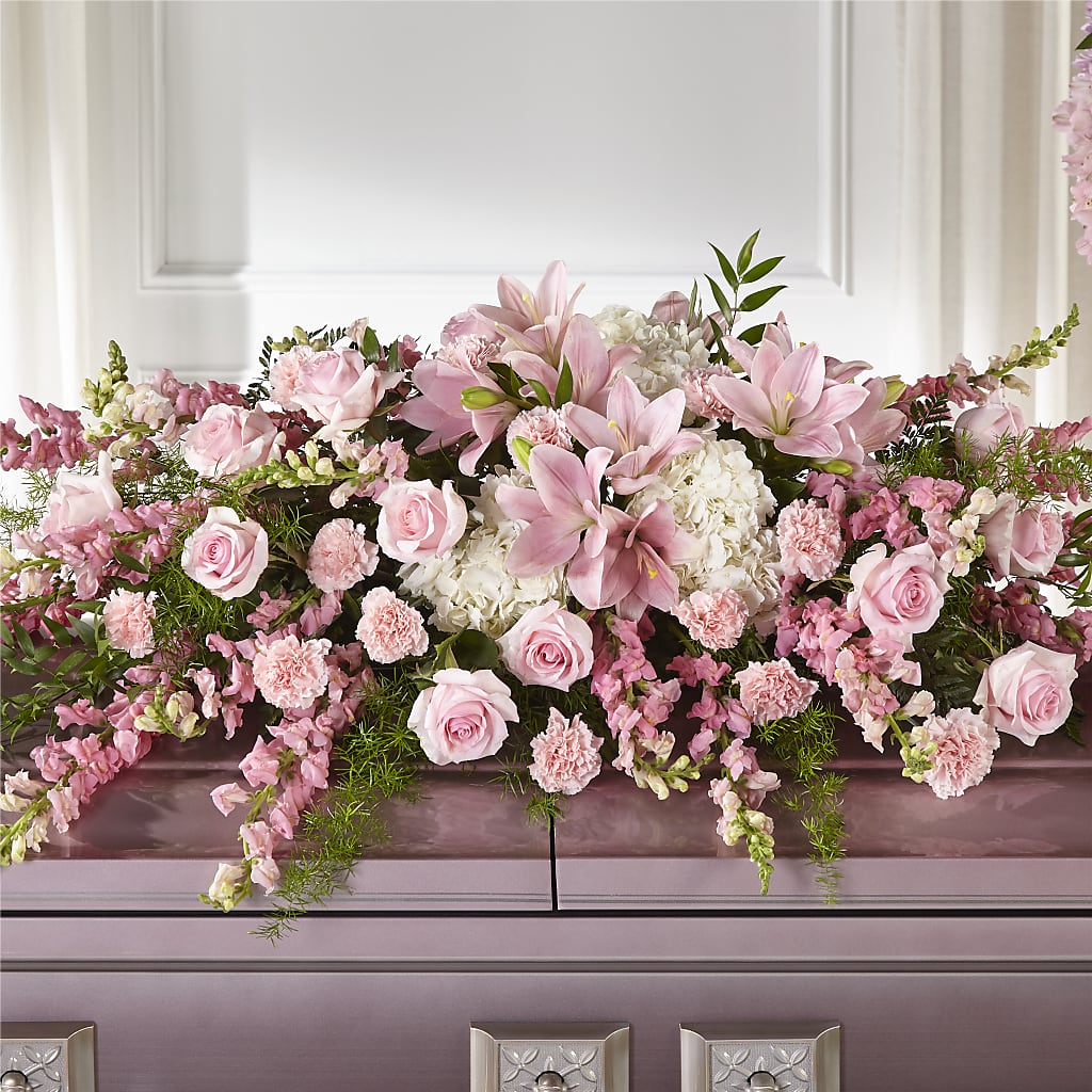 Life & Remembrance Casket Spray – FLOWERS BY DICK & SON INC, Akron OH