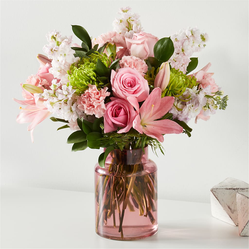 Pretty in Pink Bouquet – FLOWERS BY DICK & SON INC, Akron OH
