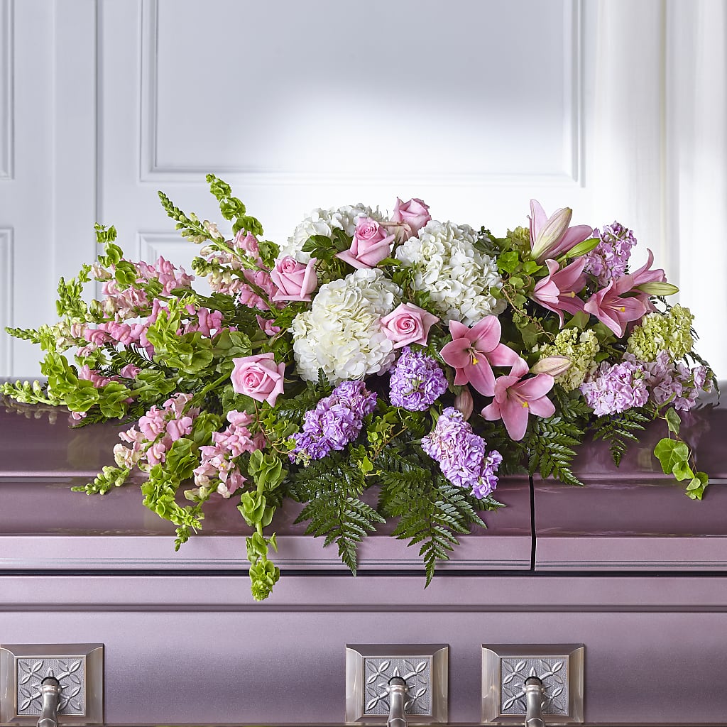 Life's Gratitude Casket Spray – FLOWERS BY DICK & SON INC, Akron OH