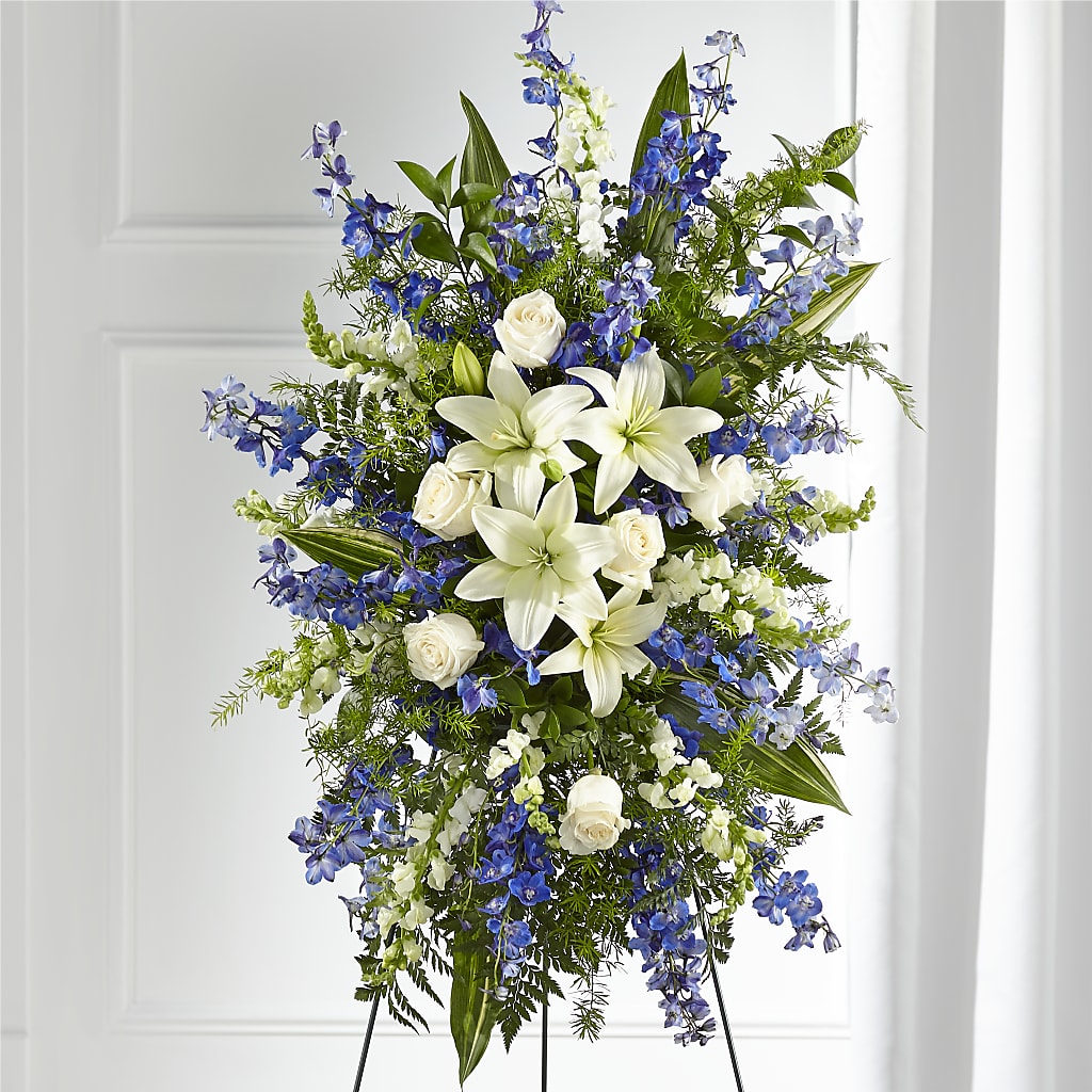 Faithful Friend Standing Spray – FLOWERS BY DICK & SON INC, Akron OH