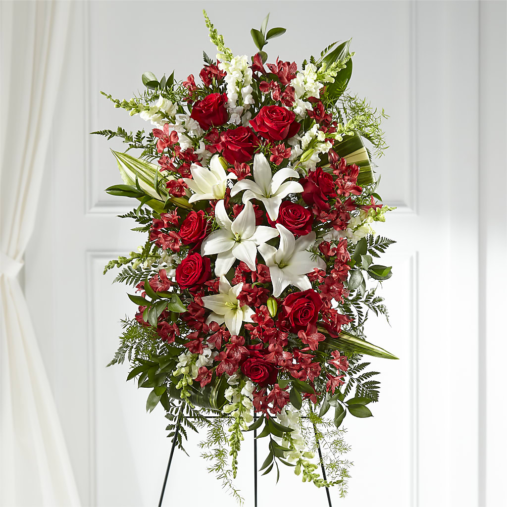 Everlasting Memory Standing Spray – FLOWERS BY DICK & SON INC, Akron OH