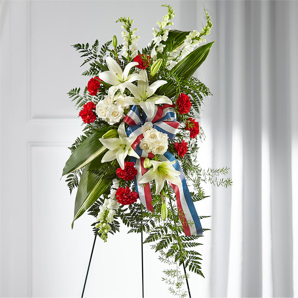 Stars of Life Standing Spray – FLOWERS BY DICK & SON INC, Akron OH