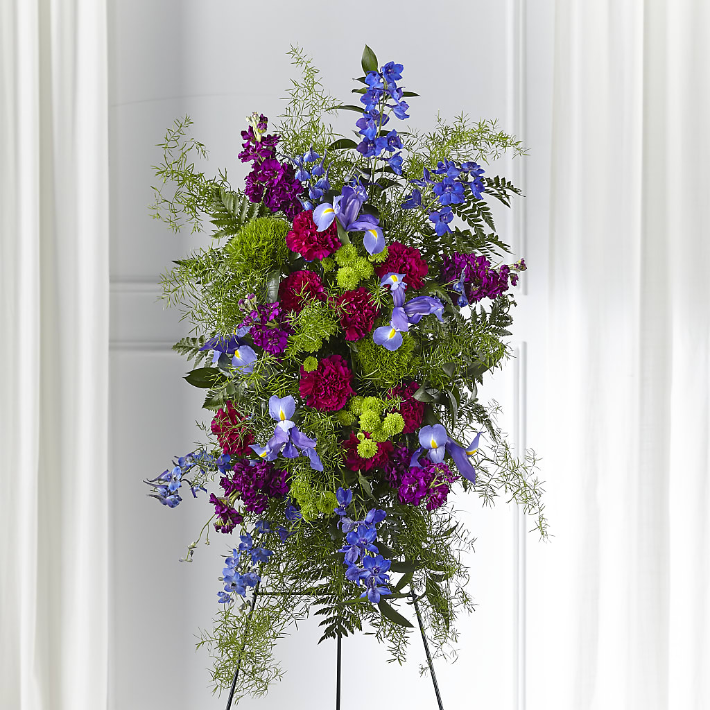 Heavenly Skies Standing Spray – FLOWERS BY DICK & SON INC, Akron OH