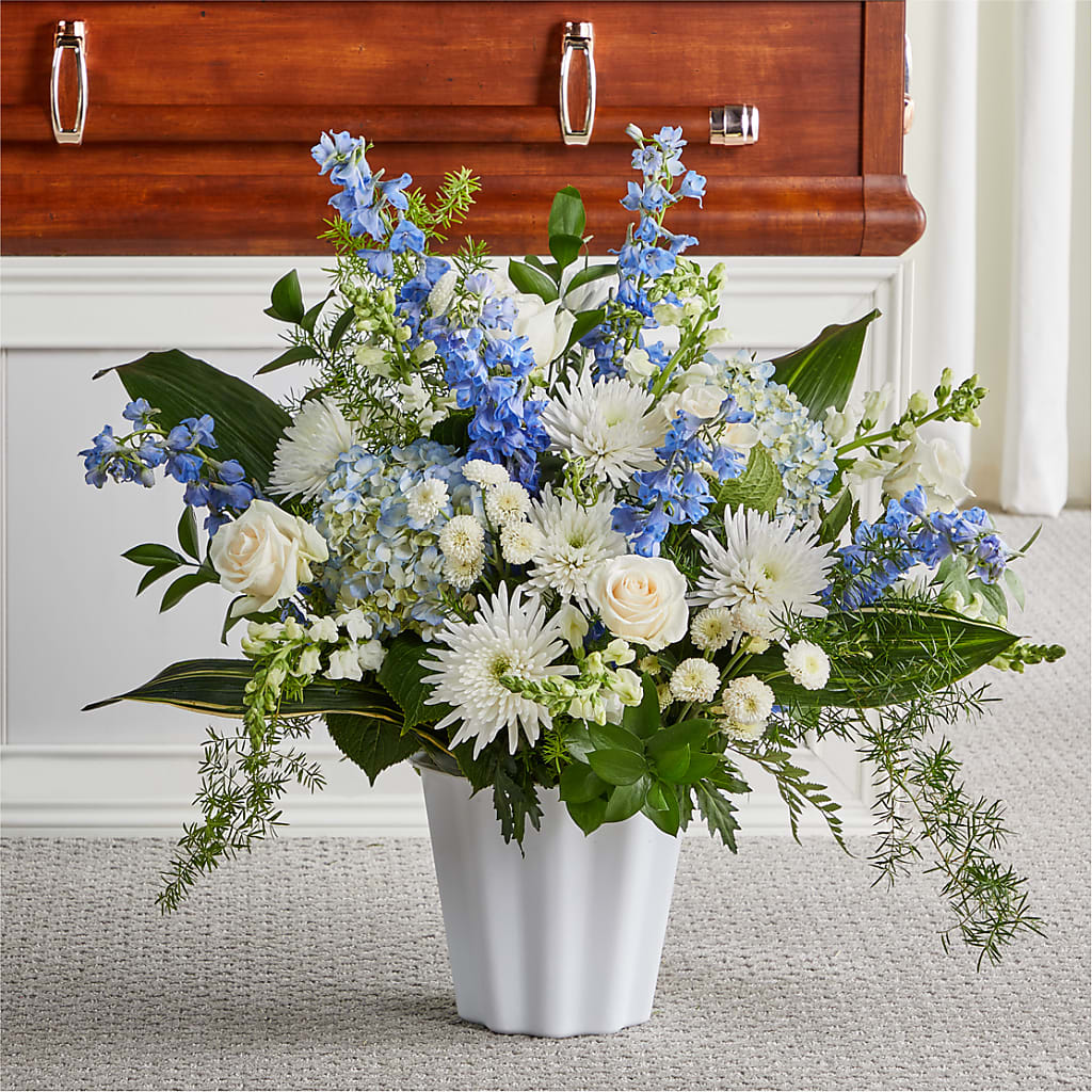 Everlasting Memories Floor Basket – FLOWERS BY DICK & SON INC, Akron OH