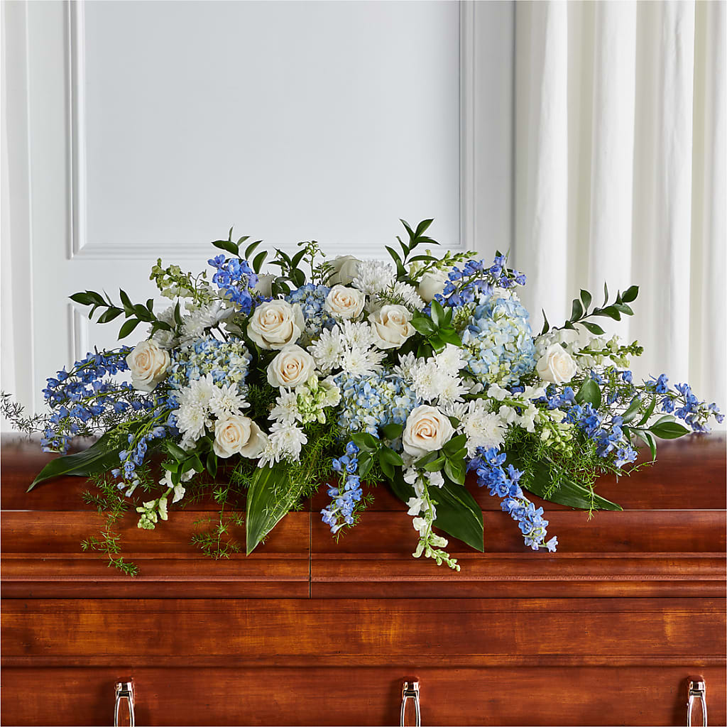 Timeless Essence Casket Spray – FLOWERS BY DICK & SON INC, Akron OH
