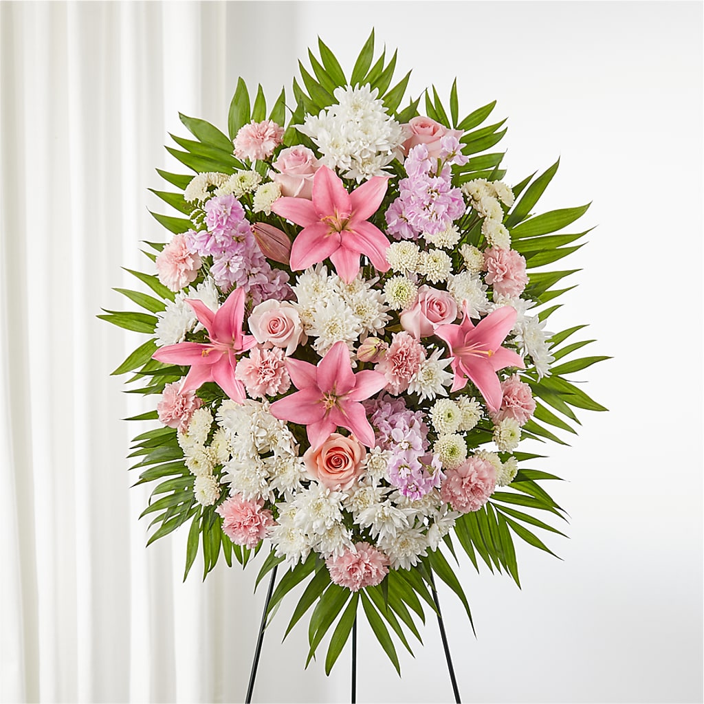 Offering Solace Standing Spray – FLOWERS BY DICK & SON INC, Akron OH