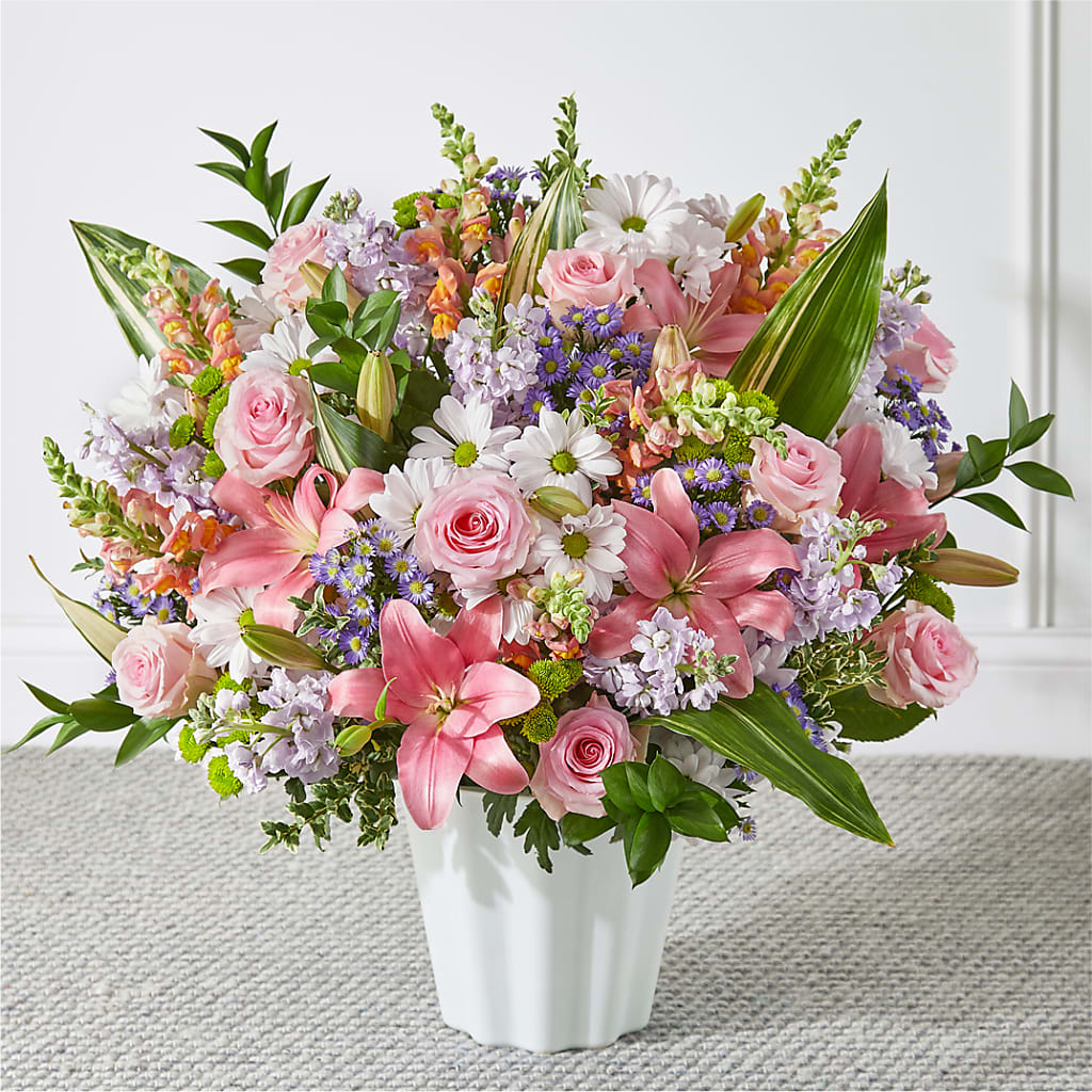 Abundant Compassion Floor Basket – FLOWERS BY DICK & SON INC, Akron OH
