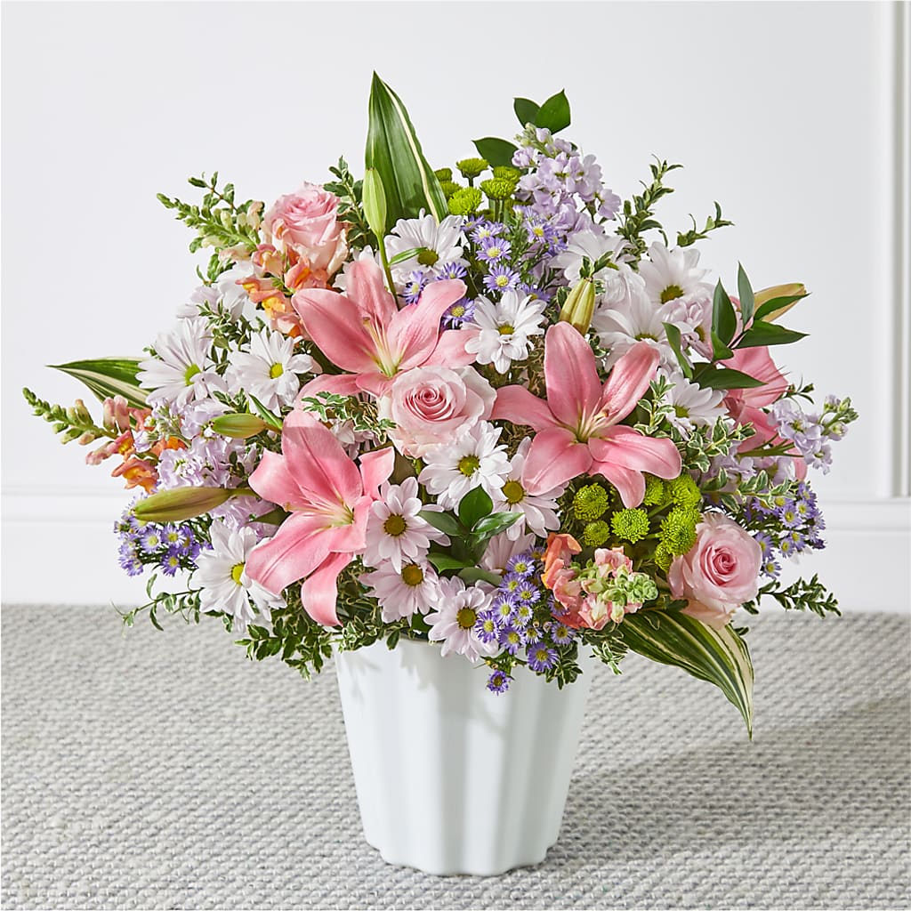 Abundant Compassion Floor Basket – FLOWERS BY DICK & SON INC, Akron OH