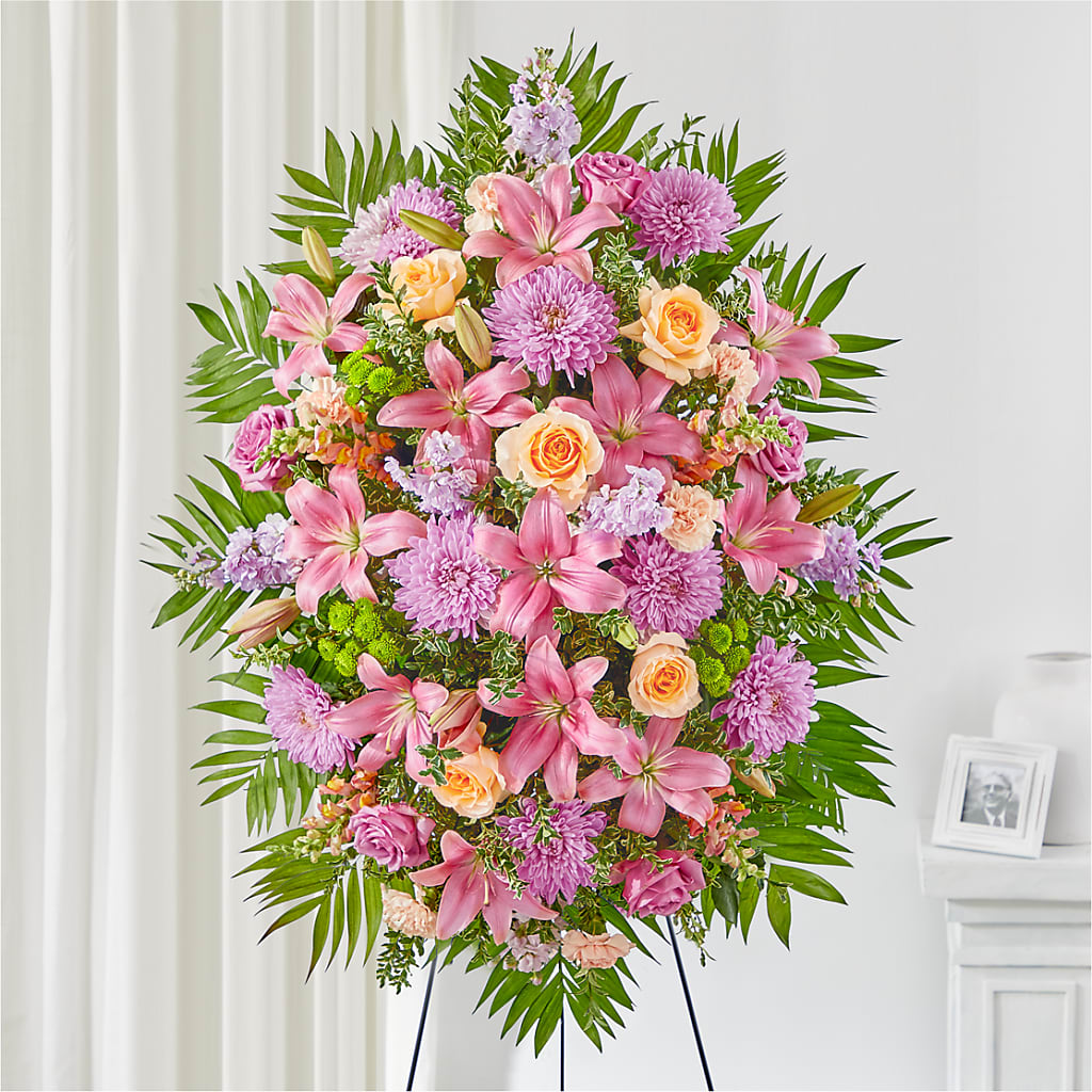 Love & Light Standing Spray – FLOWERS BY DICK & SON INC, Akron OH