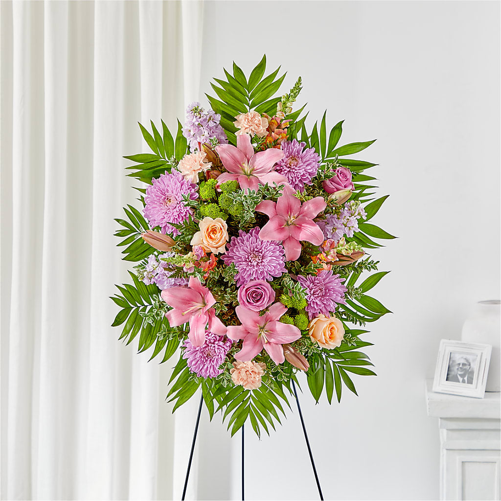 Love & Light Standing Spray – FLOWERS BY DICK & SON INC, Akron OH