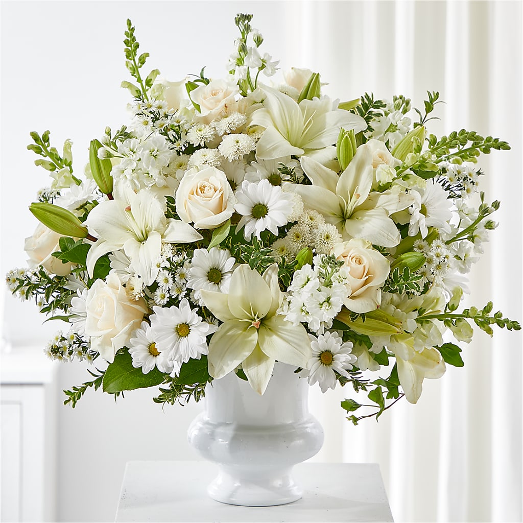 Uplifting Urn Arrangement – FLOWERS BY DICK & SON INC, Akron OH