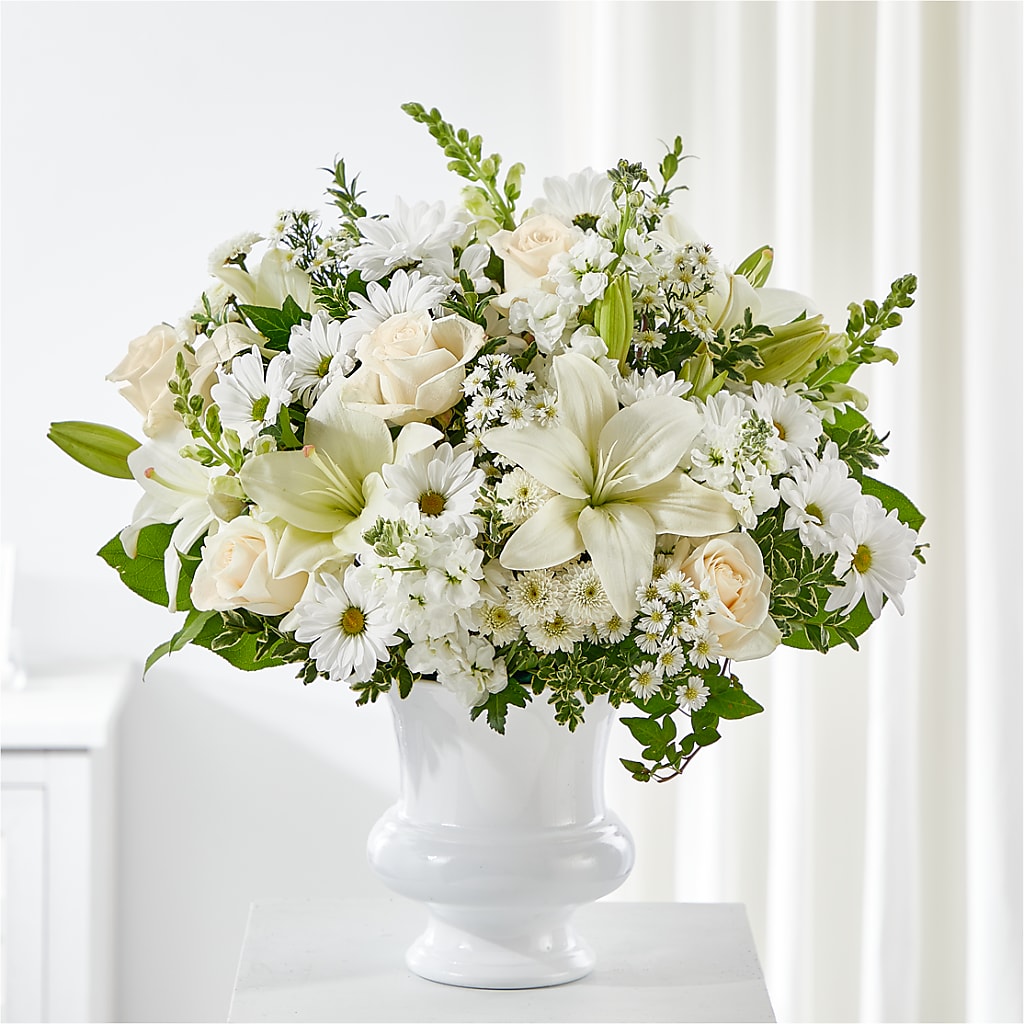 Uplifting Urn Arrangement – FLOWERS BY DICK & SON INC, Akron OH