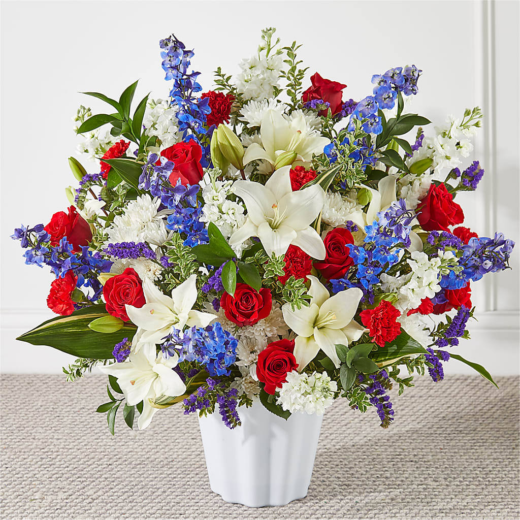 Consoled Floor Basket – FLOWERS BY DICK & SON INC, Akron OH
