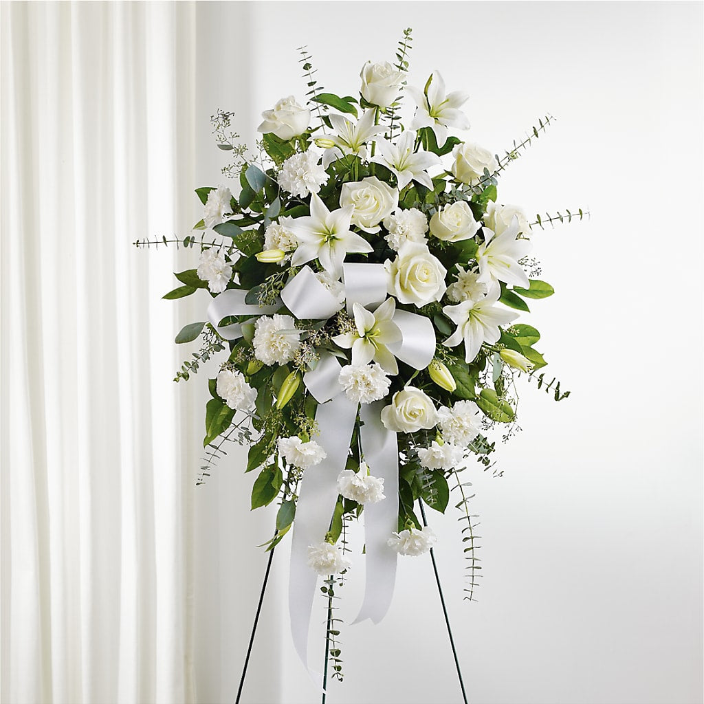 With Care Standing Spray – FLOWERS BY DICK & SON INC, Akron OH