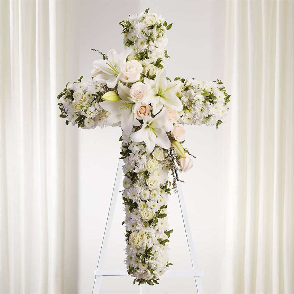 Spiritual Guidance Standing Spray – FLOWERS BY DICK & SON INC, Akron OH