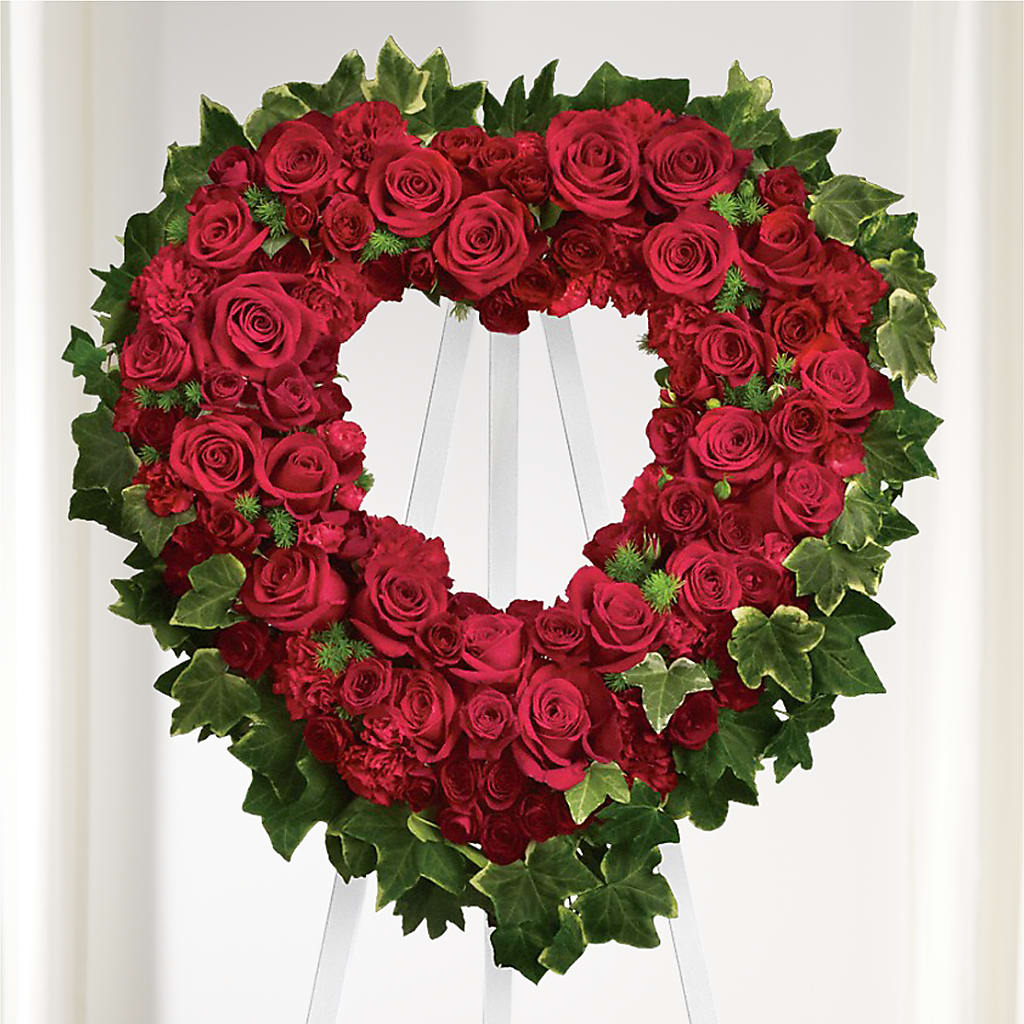 Wholehearted Standing Spray – FLOWERS BY DICK & SON INC, Akron OH