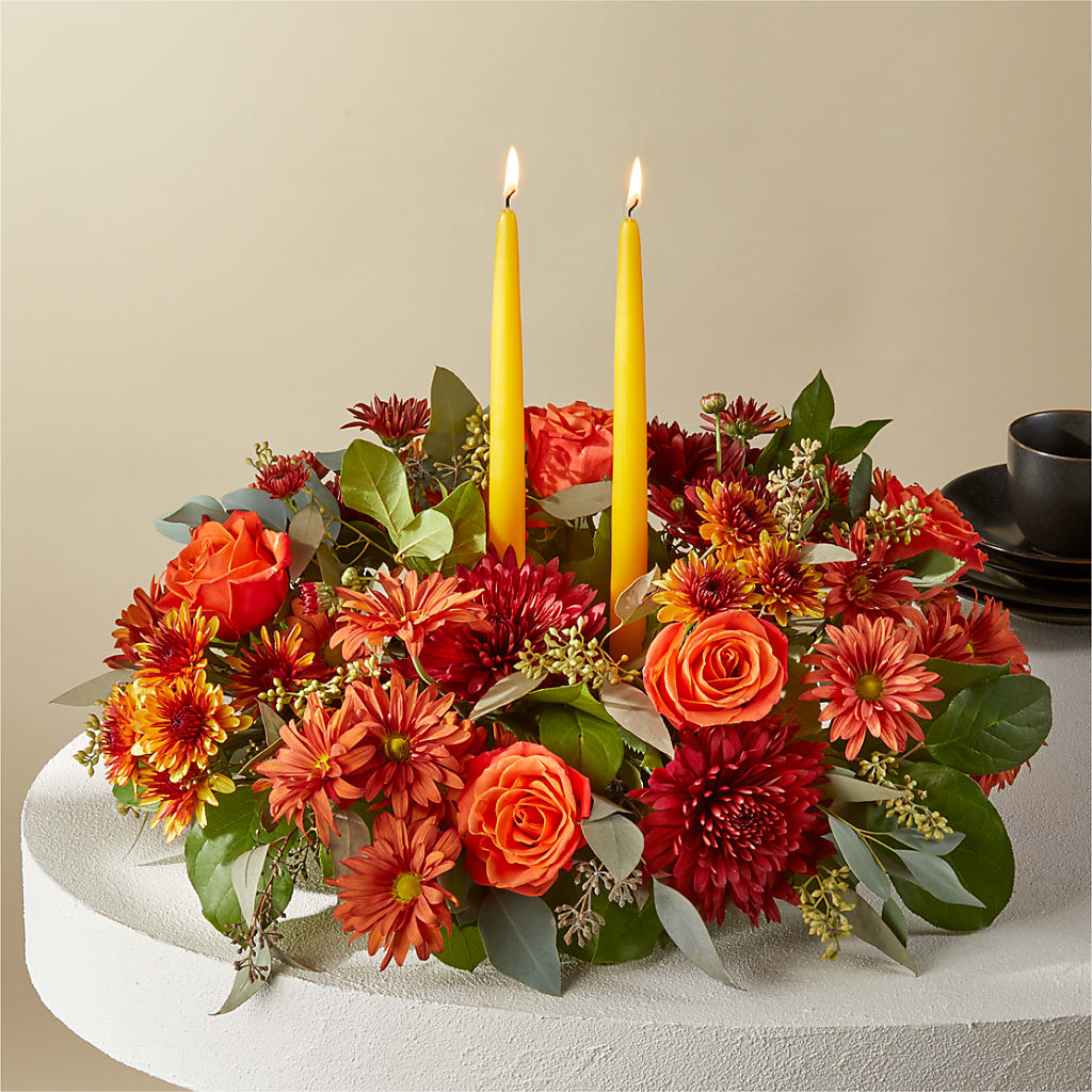 Ember Banquet Centerpiece – FLOWERS BY DICK & SON INC, Akron OH