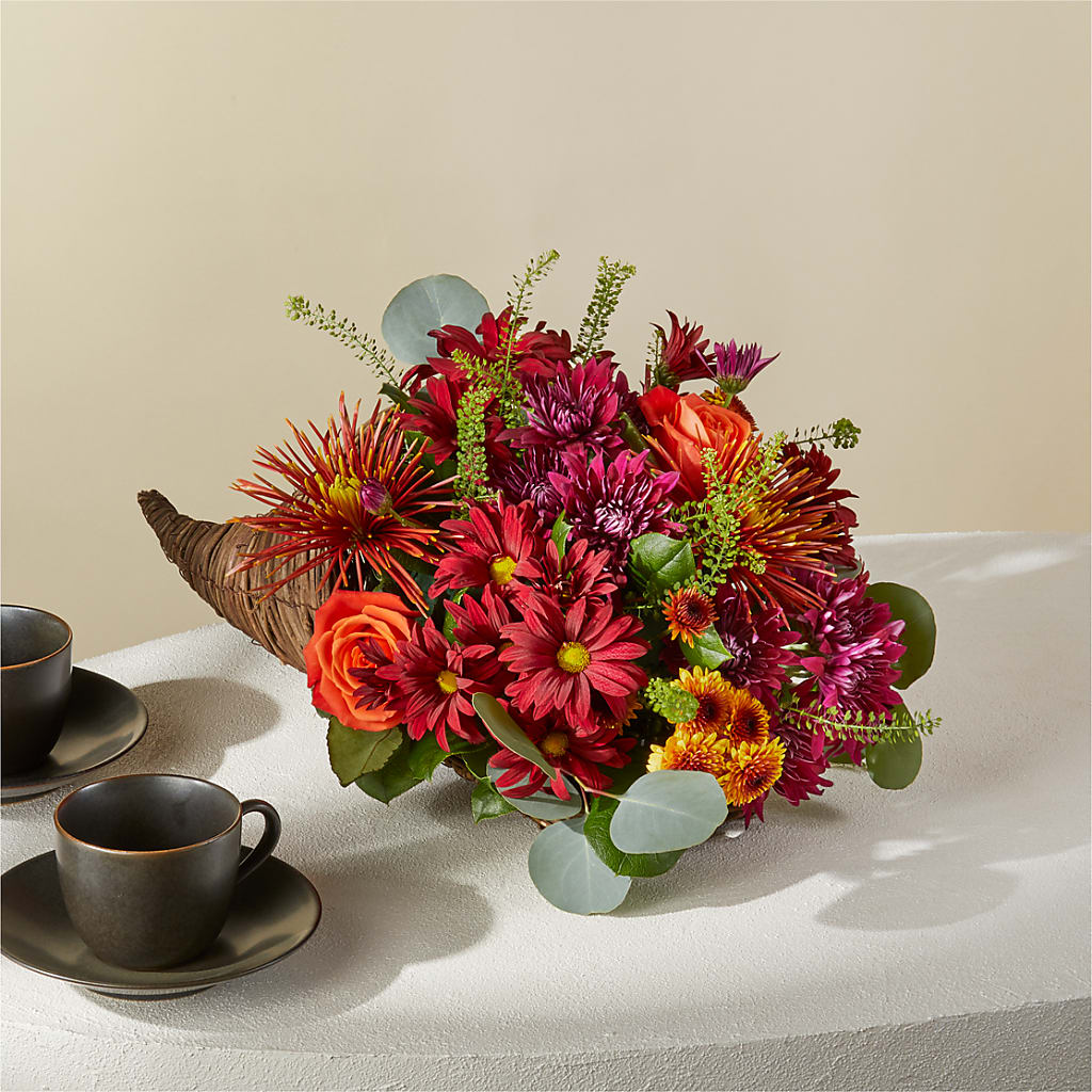Autumn Herald Cornucopia – FLOWERS BY DICK & SON INC, Akron OH