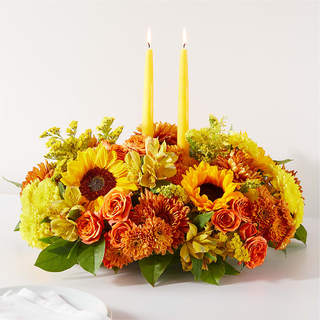 Autumn Harmony Centerpiece – FLOWERS BY DICK & SON INC, Akron OH