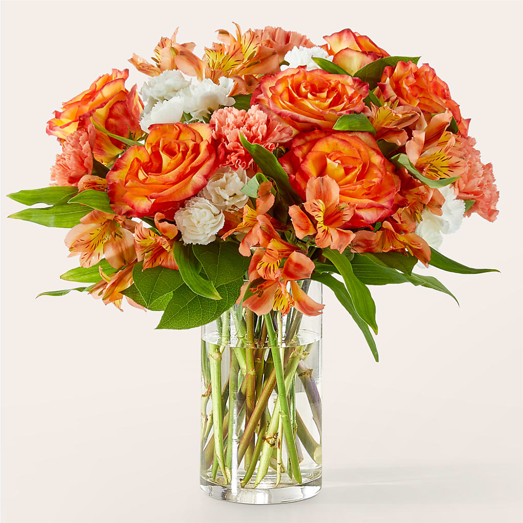 Apricot Glow Bouquet – FLOWERS BY DICK & SON INC, Akron OH