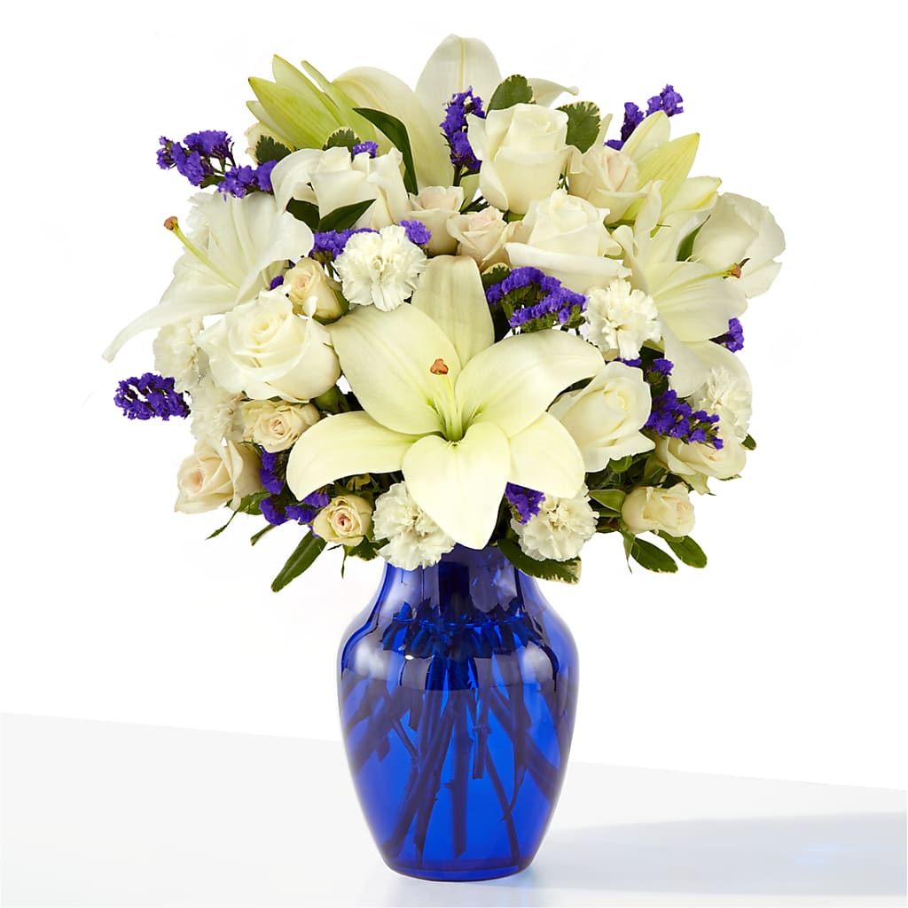 Sapphire Rush Bouquet – FLOWERS BY DICK & SON INC, Akron OH